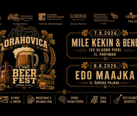 Orahovica Craft Beer Fest mile kekin edo maajka