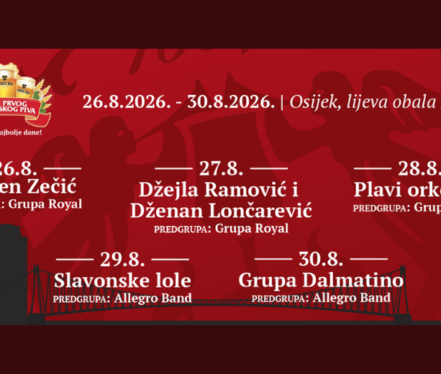 Dani prvog hrvatskog piva 2026. na lijevoj obali Drave u Osijeku