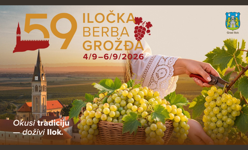 Program 59. Iločke berbe grožđa s koncertima, vinskim sadržajima, gastronomskom ponudom i obiteljskim aktivnostima u Iloku