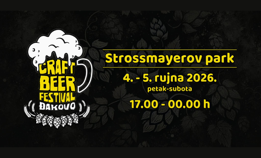 Đakovo Craft Beer Festival uz hrvatske craft pivovare, koncerte, gastro ponudu i Pivsku milju u Strossmayerovu parku