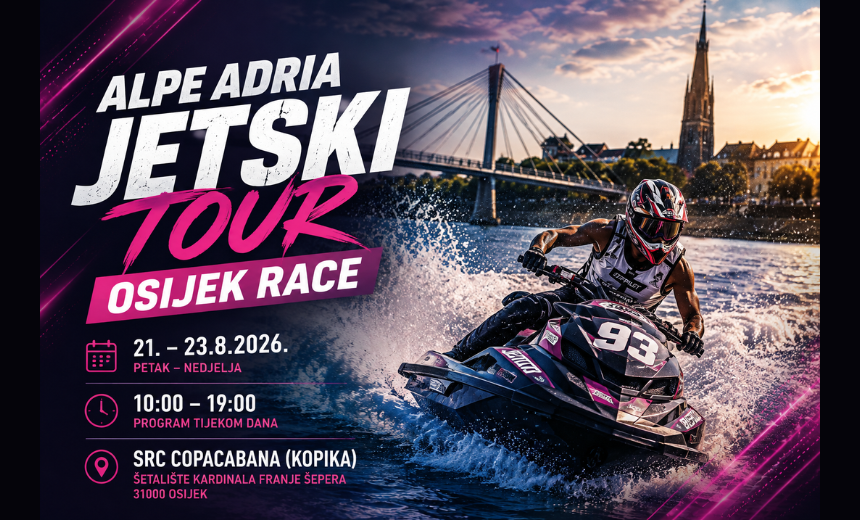 Alpe Adria JetSki Tour Osijek Race 2026. na SRC Copacabani u Osijeku
