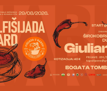 31. Fišijada u Nardu uz državno polufinalno natjecanje u kuhanju fiša i koncert Giuliana