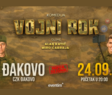 Miro Čabraja i Alen Katić u komediji Vojni rok