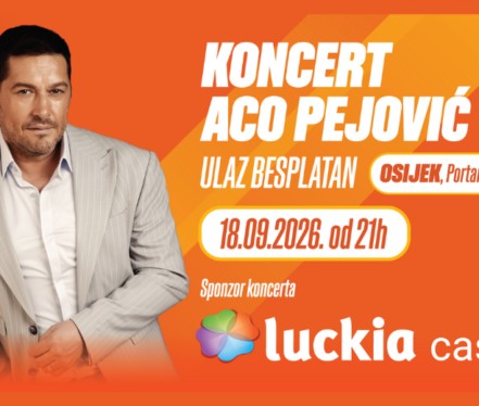 Aco Pejović dolazi na besplatan koncert u Portanovu u Osijeku