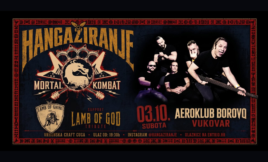 Članovi benda Mortal Kombat najavljuju koncert Hangažiranje u Vukovaru