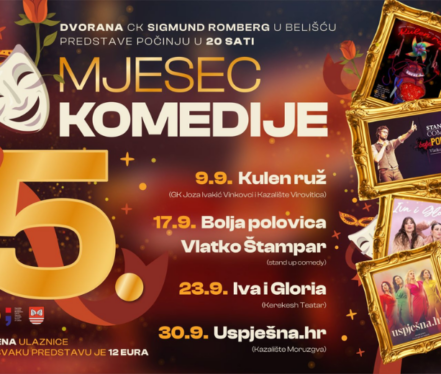 Program predstava Mjeseca komedije 2026. u Belišću