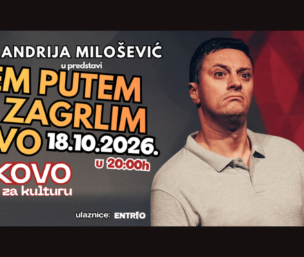 Andrija Milošević: Idem putem pa zagrlim drvo u Đakovu