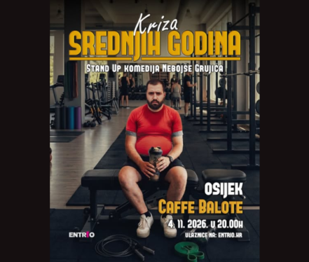 Osijek: "Kriza srednjih godina" stand-up II Nebojša Grujić
