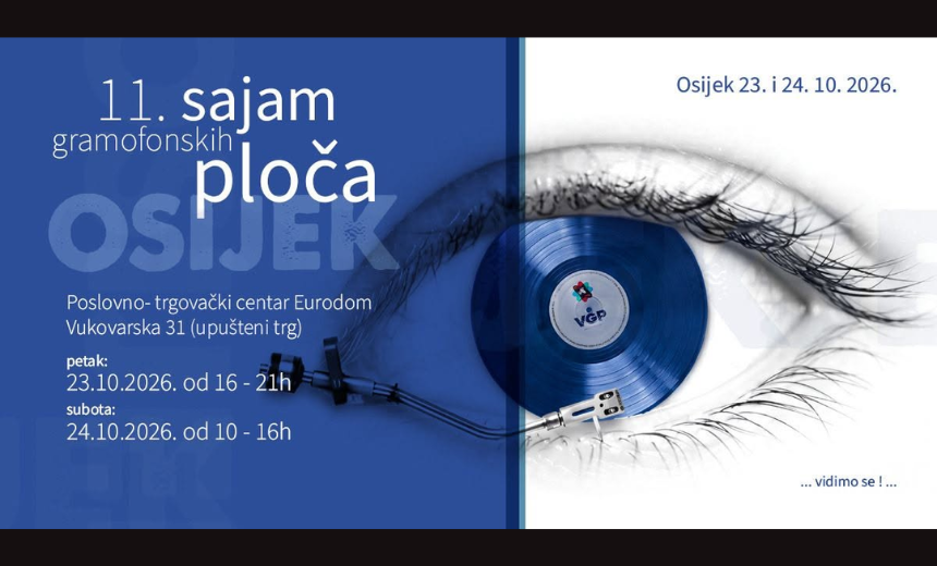 Sajam gramofonskih ploča u Osijeku 2026.