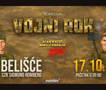 Komedija "Vojni Rok" @ Belišće, 17.10.2026