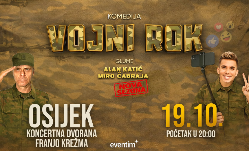 Vojni rok u Osijeku 2026. – Miro Čabraja i Alan Katić